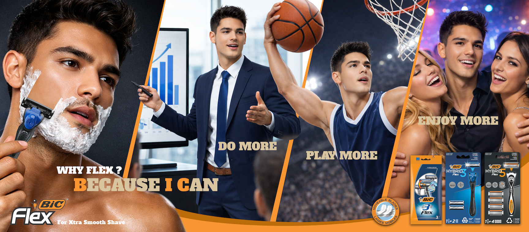 BIC Shavers (Flex) — Because I Can
