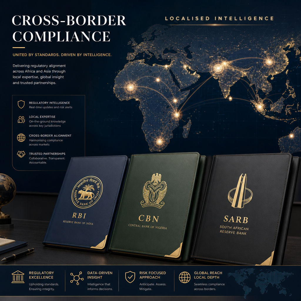 DARA cross-border rulebooks — RBI, CBN, SARB and global coverage