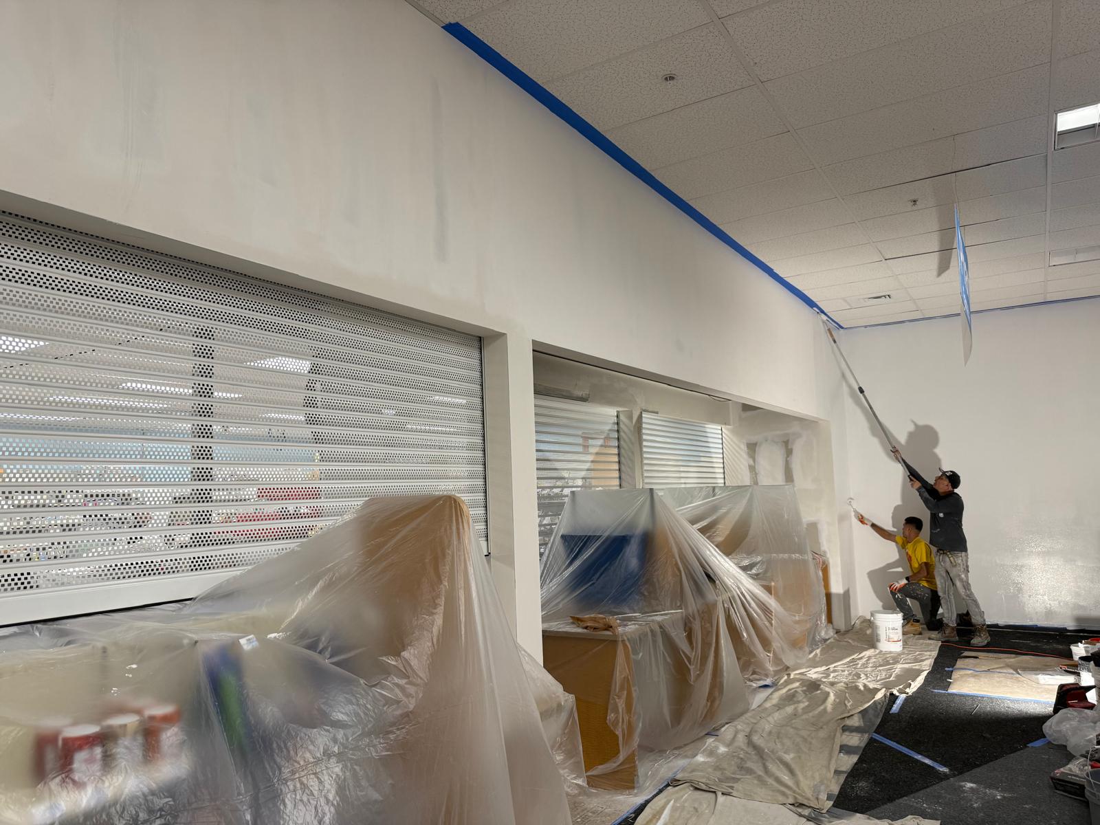 Interior protection & prep work