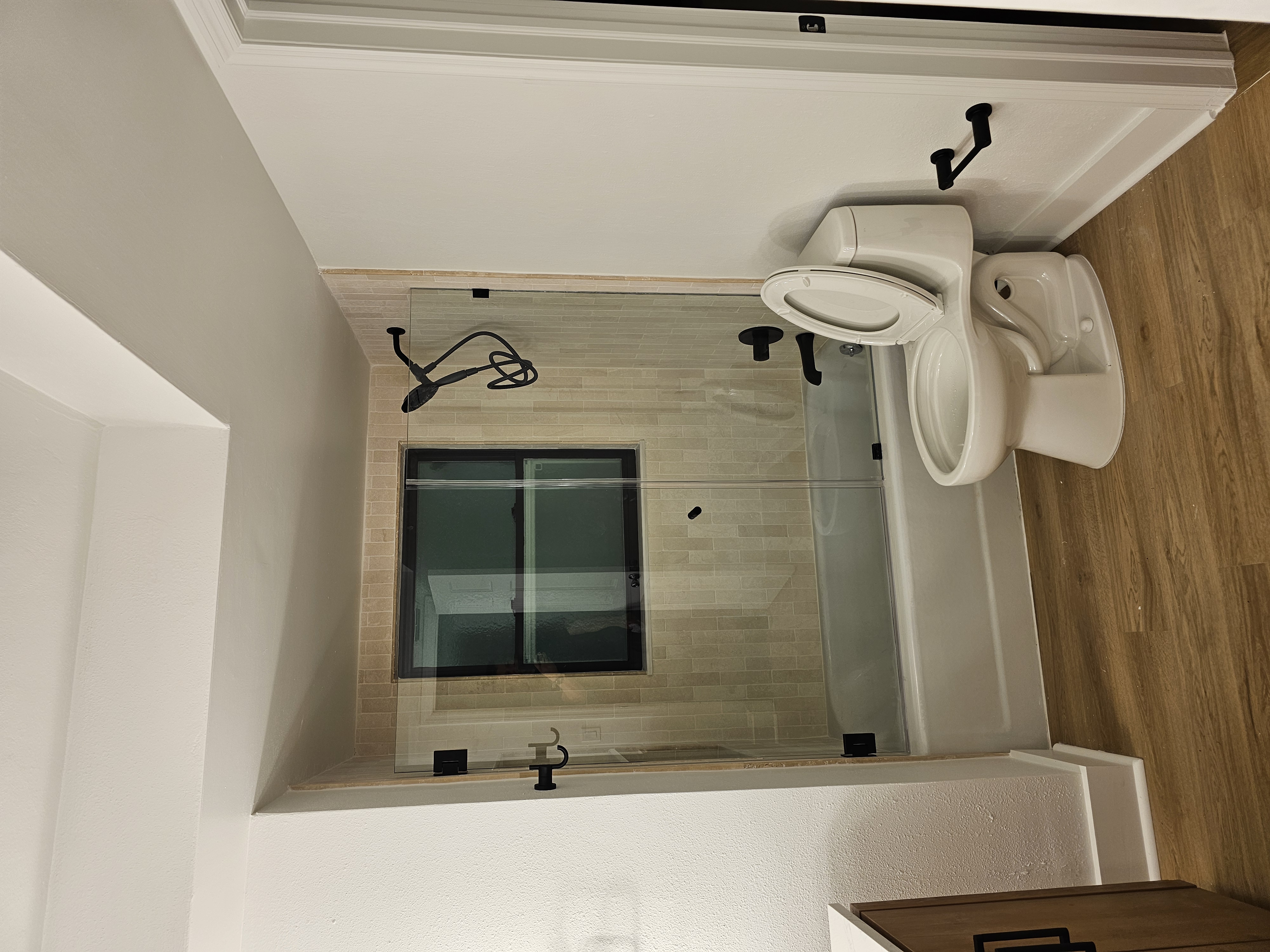 Refreshed guest bathroom