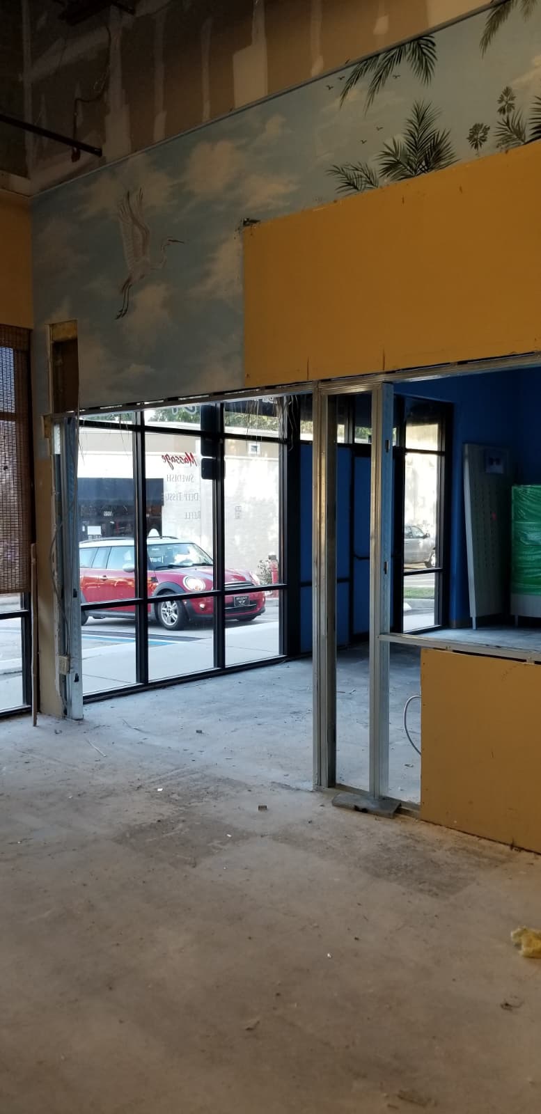 Empty storefront before remodel