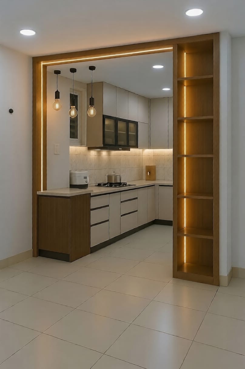 U-Shape Modular Kitchen