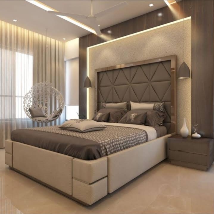 Master Bedroom with Headboard Wall