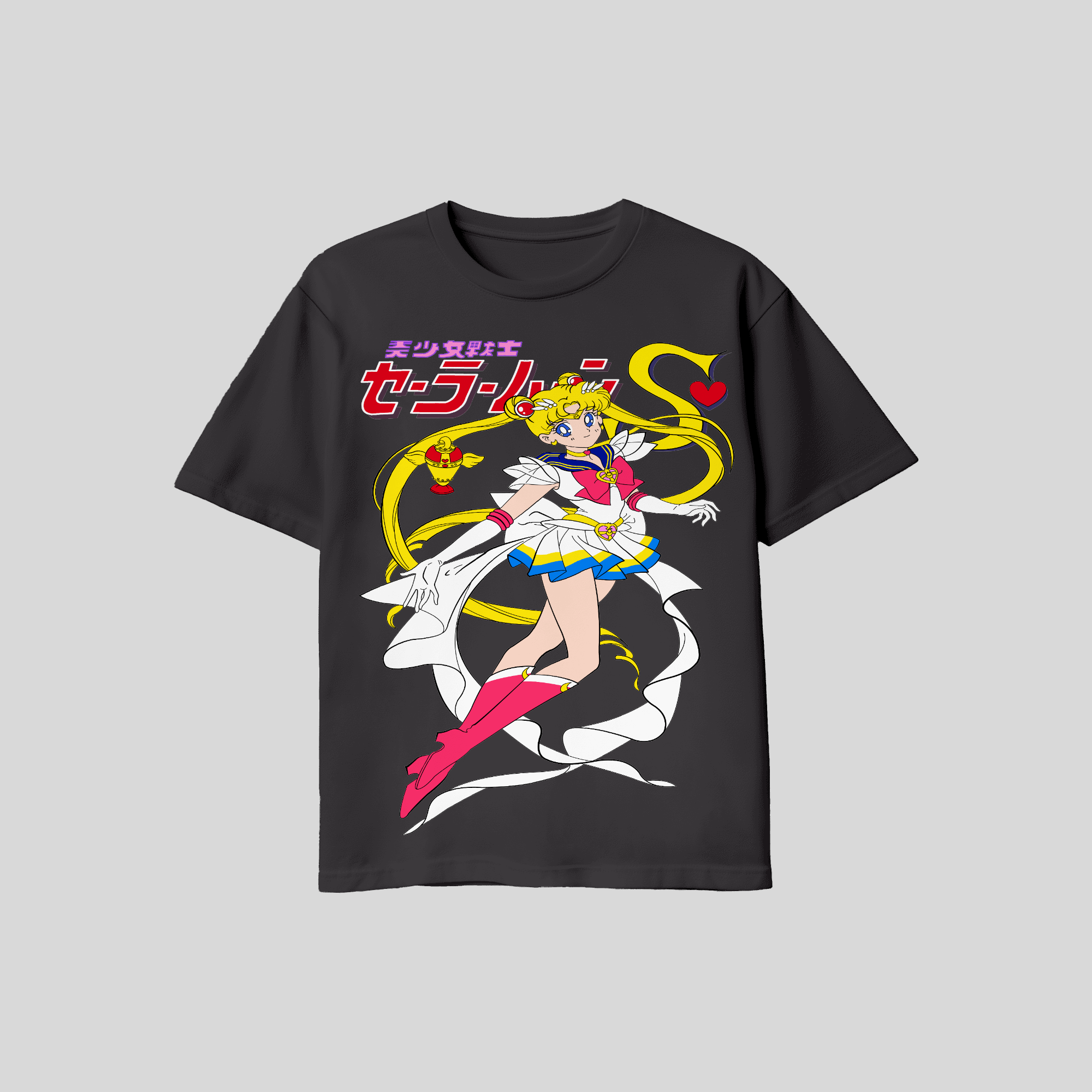 Sailor Moon Black Tee