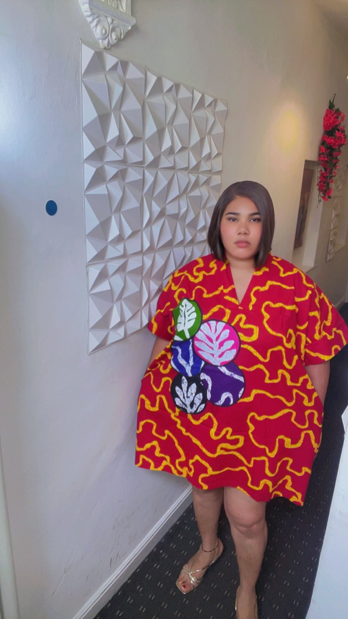 Ifeoma Wave Print Boubou