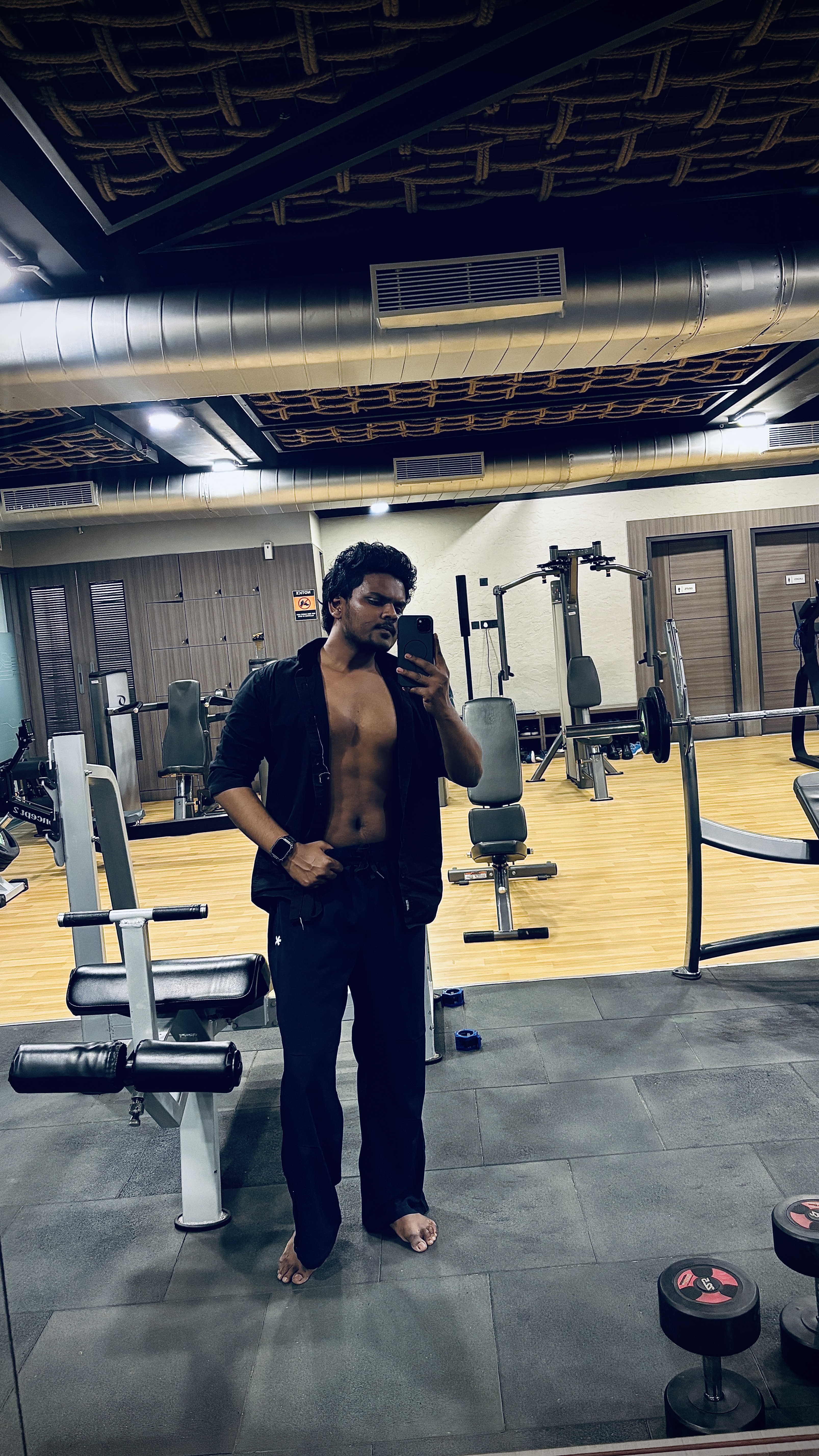 Ankit Verma — after transformation: Hard work. Real abs.