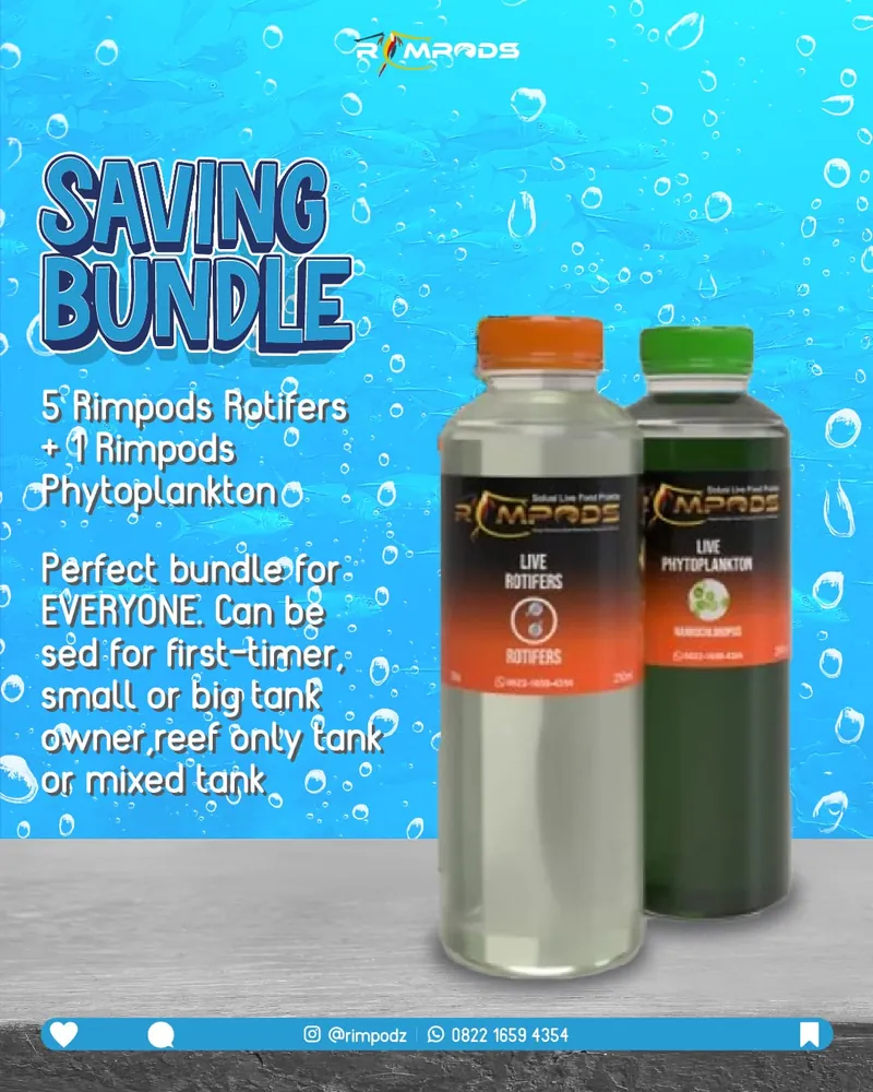 Paket Hemat 5 Rotifer + 1 Phytoplankton