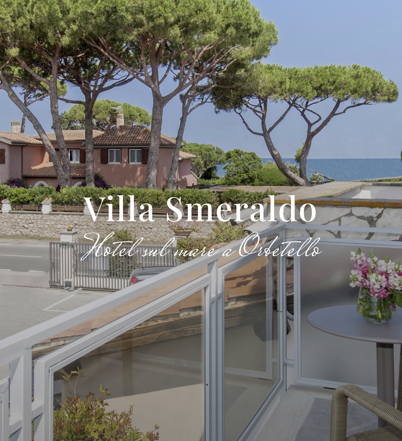 Hotel Villa Smeraldo · sea view from Giannella sandbar