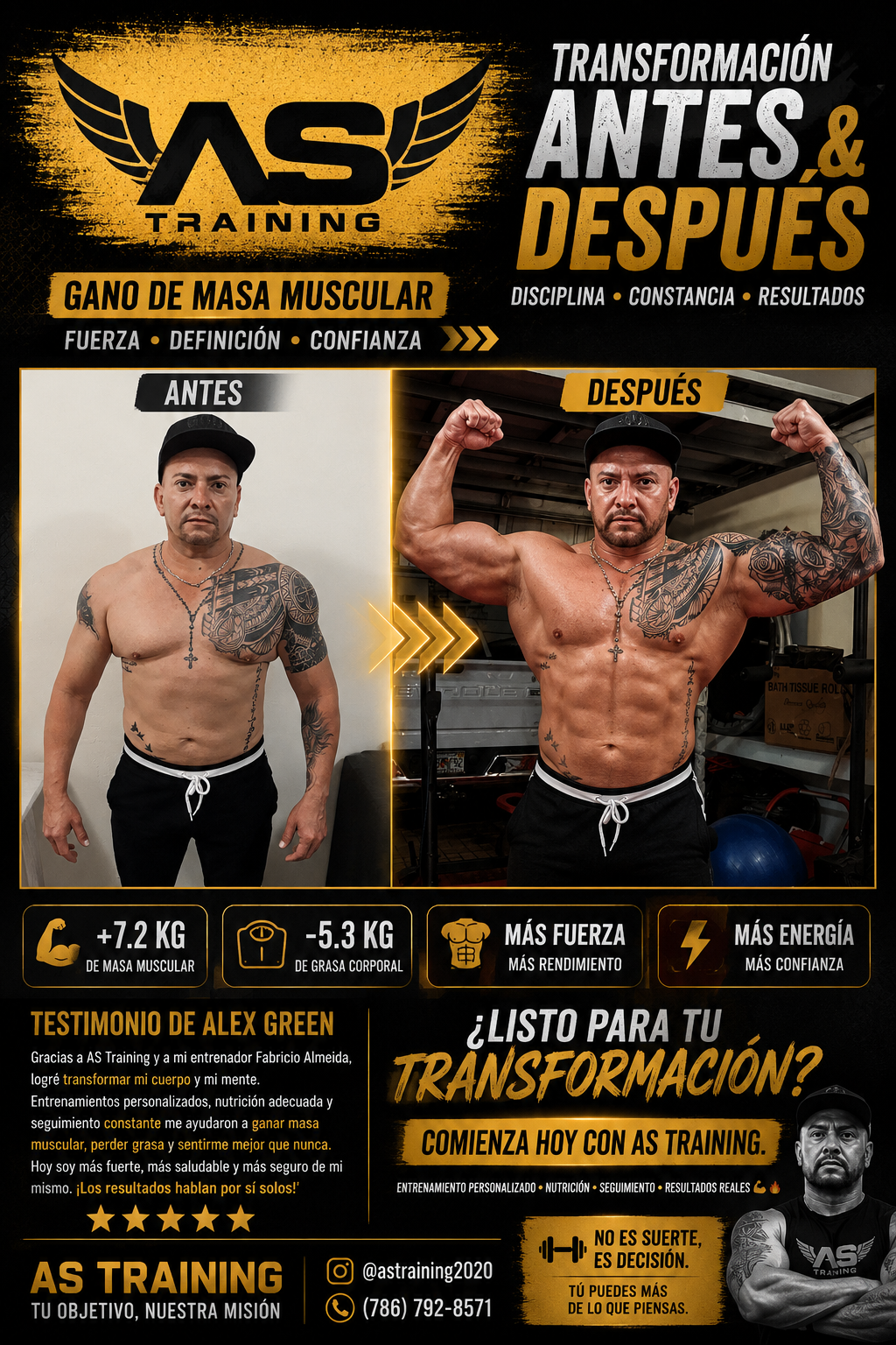Transformación de Alex Green