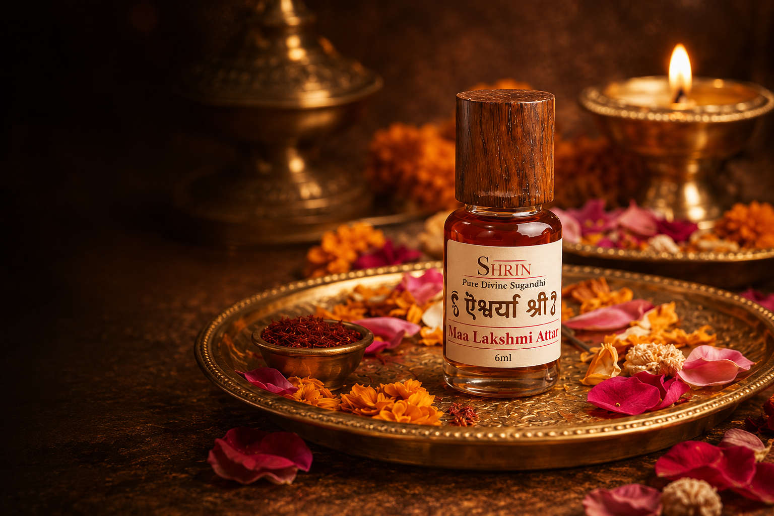 Shrim Maa Lakshmi Attar — Luxury Pooja Fragrance