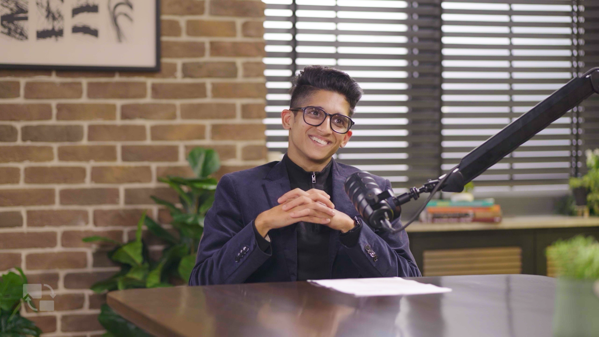 Satyam Mahindru in the PANELS studio