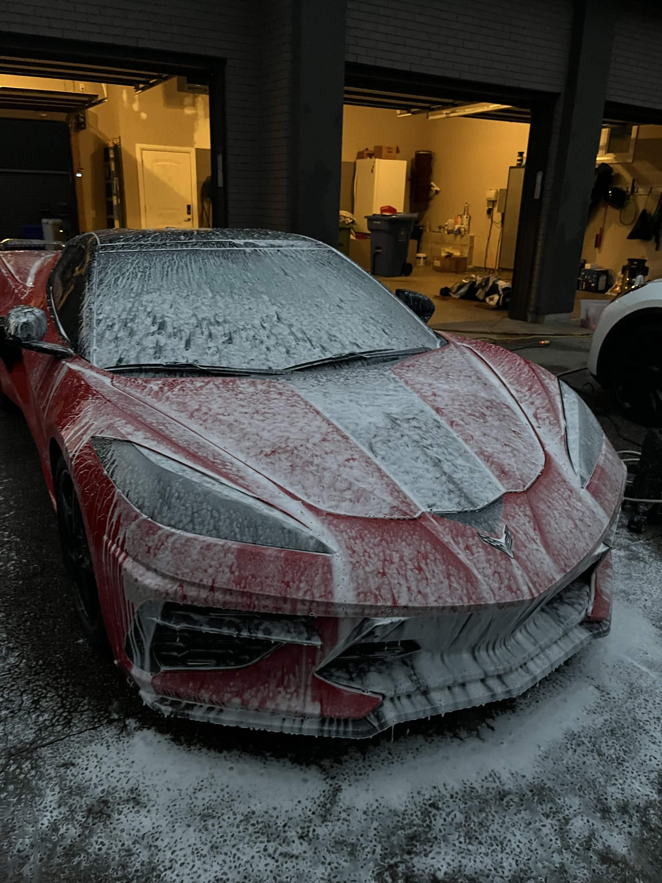 Corvette C8 — Foam Wash
