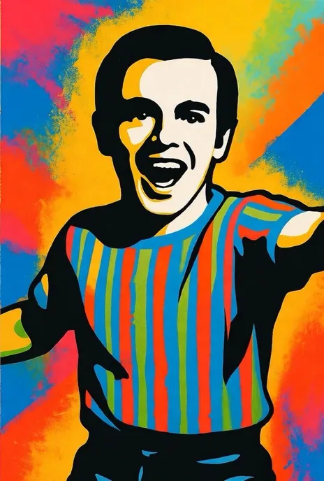 Retrato pop-art de @nitanadicto, fundador de Autodestrucción S.A.