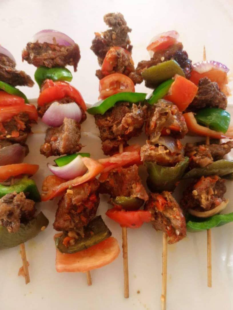 Suya skewers