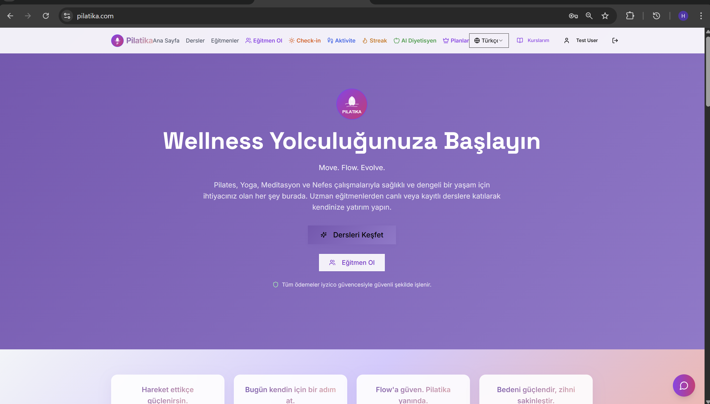 Pilates sınıfı