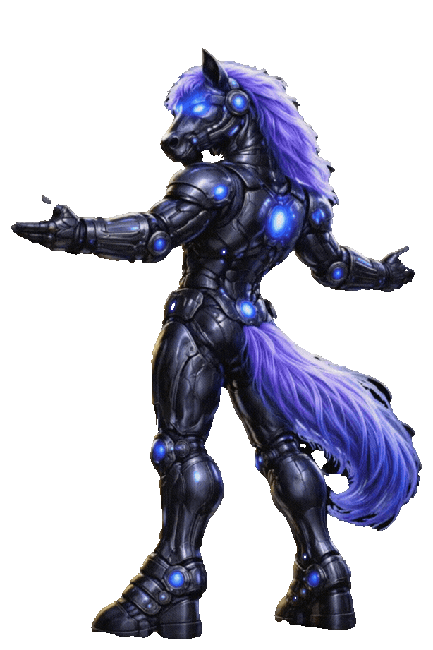 AI Horse Hero Dark