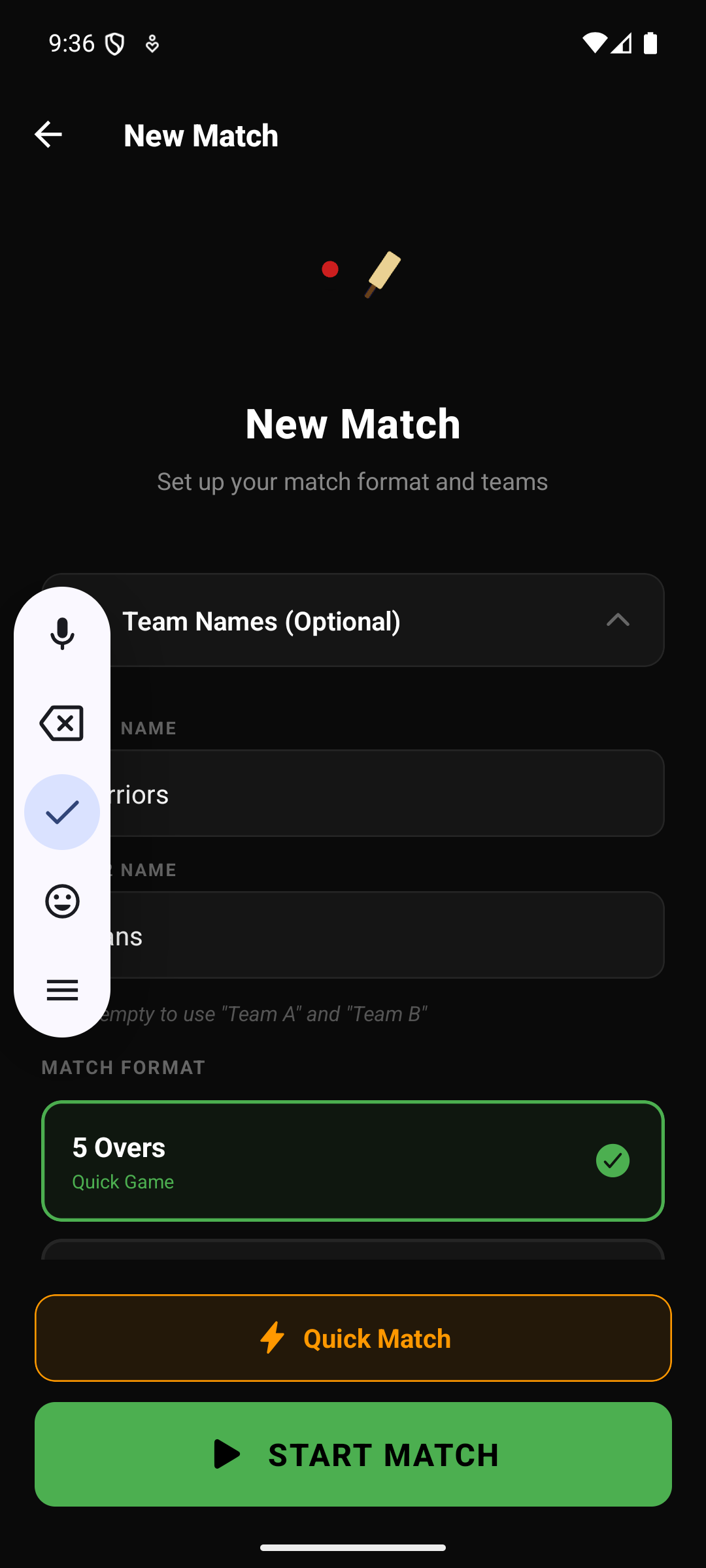 Team Names
