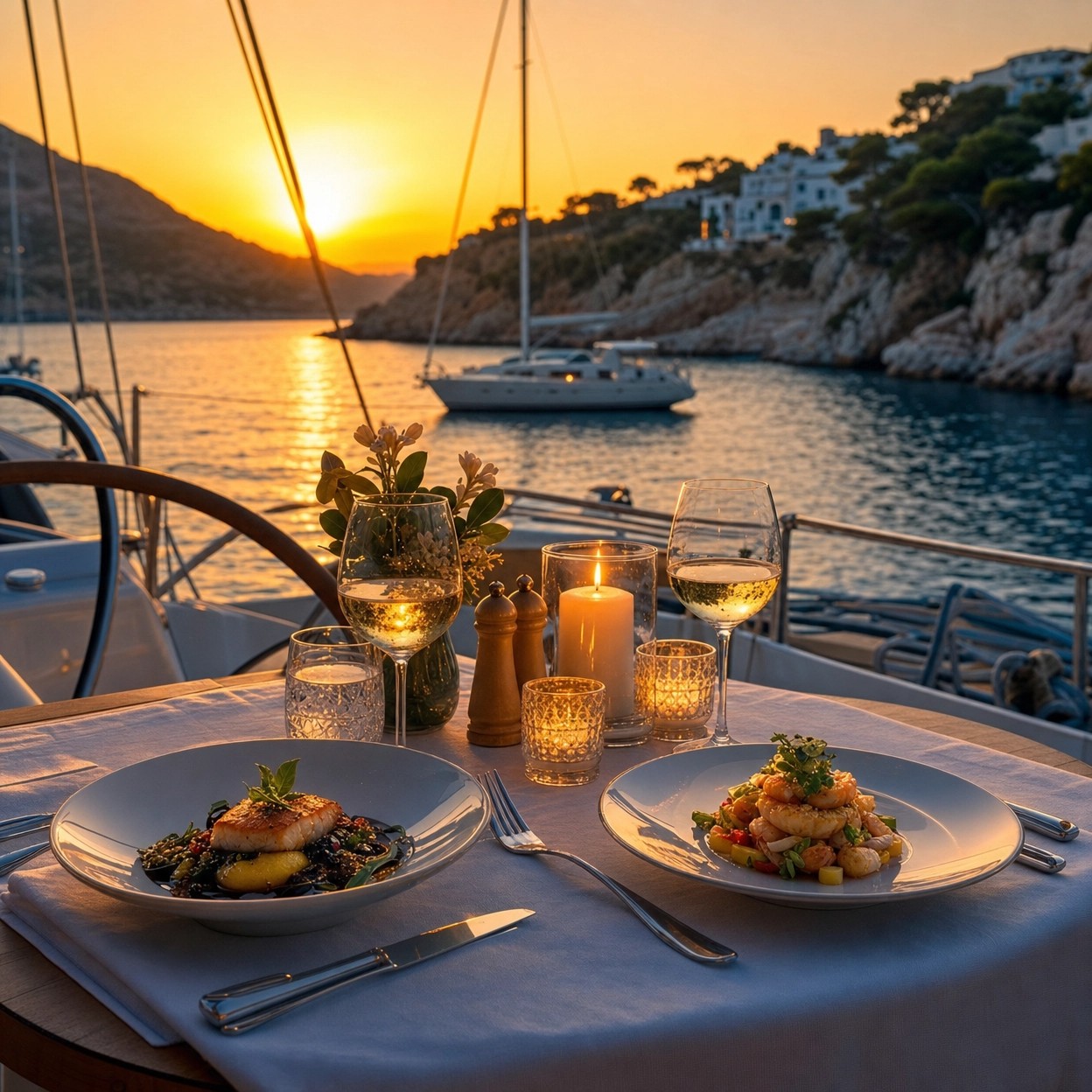 Dinner on Board for Two