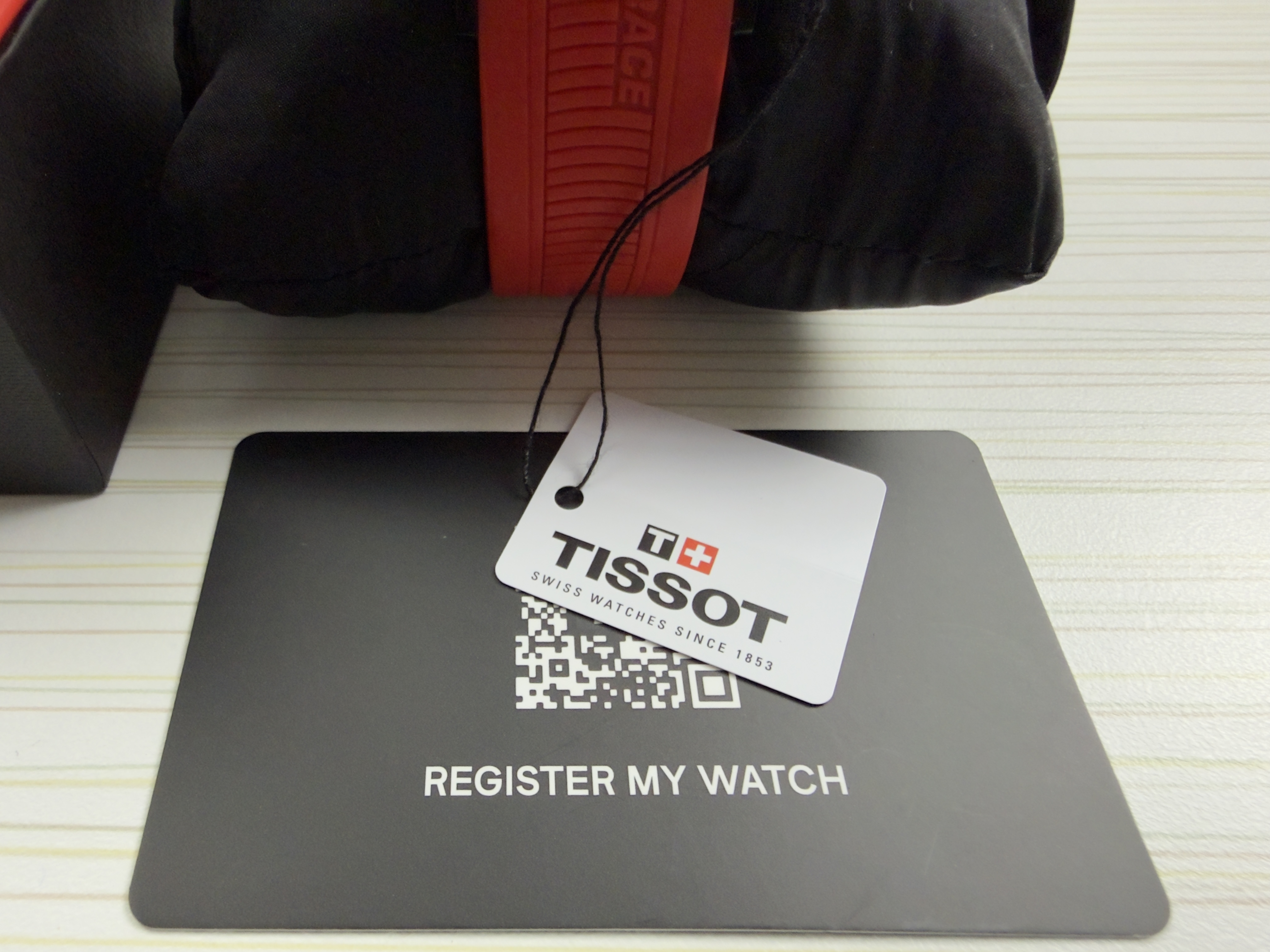 Tissot T-Race etiqueta de registro