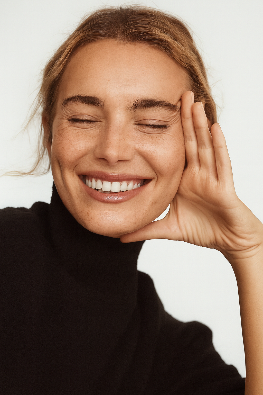 Woman with beautiful smile