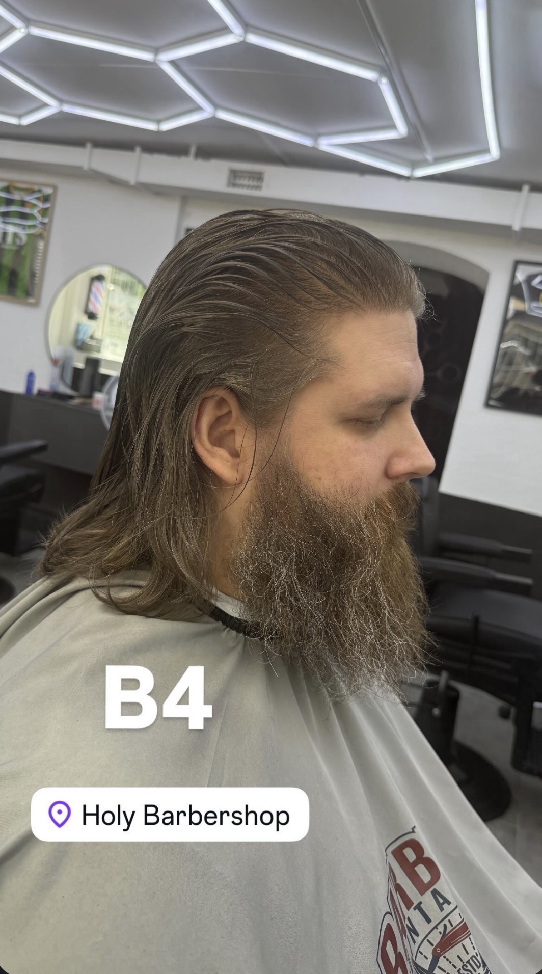 Long & beard · Holy