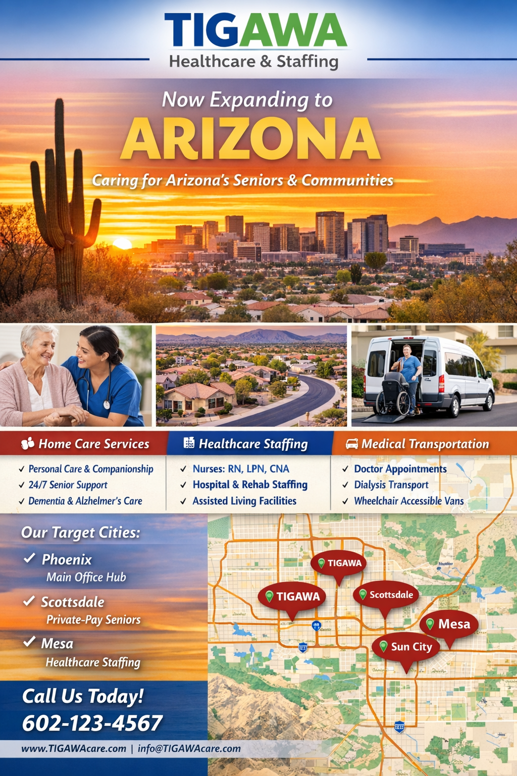 TIGAWA Arizona Expansion