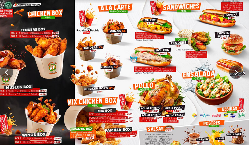 The full menu