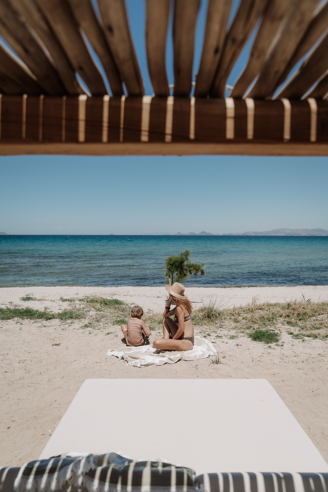 Families at Tribe Beach Lounge