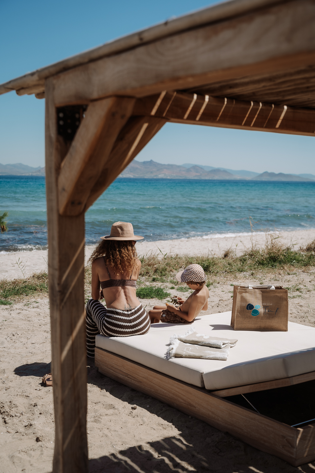 Families at Tribe Beach Lounge