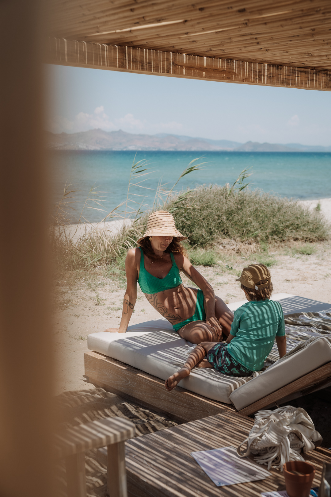 Families at Tribe Beach Lounge