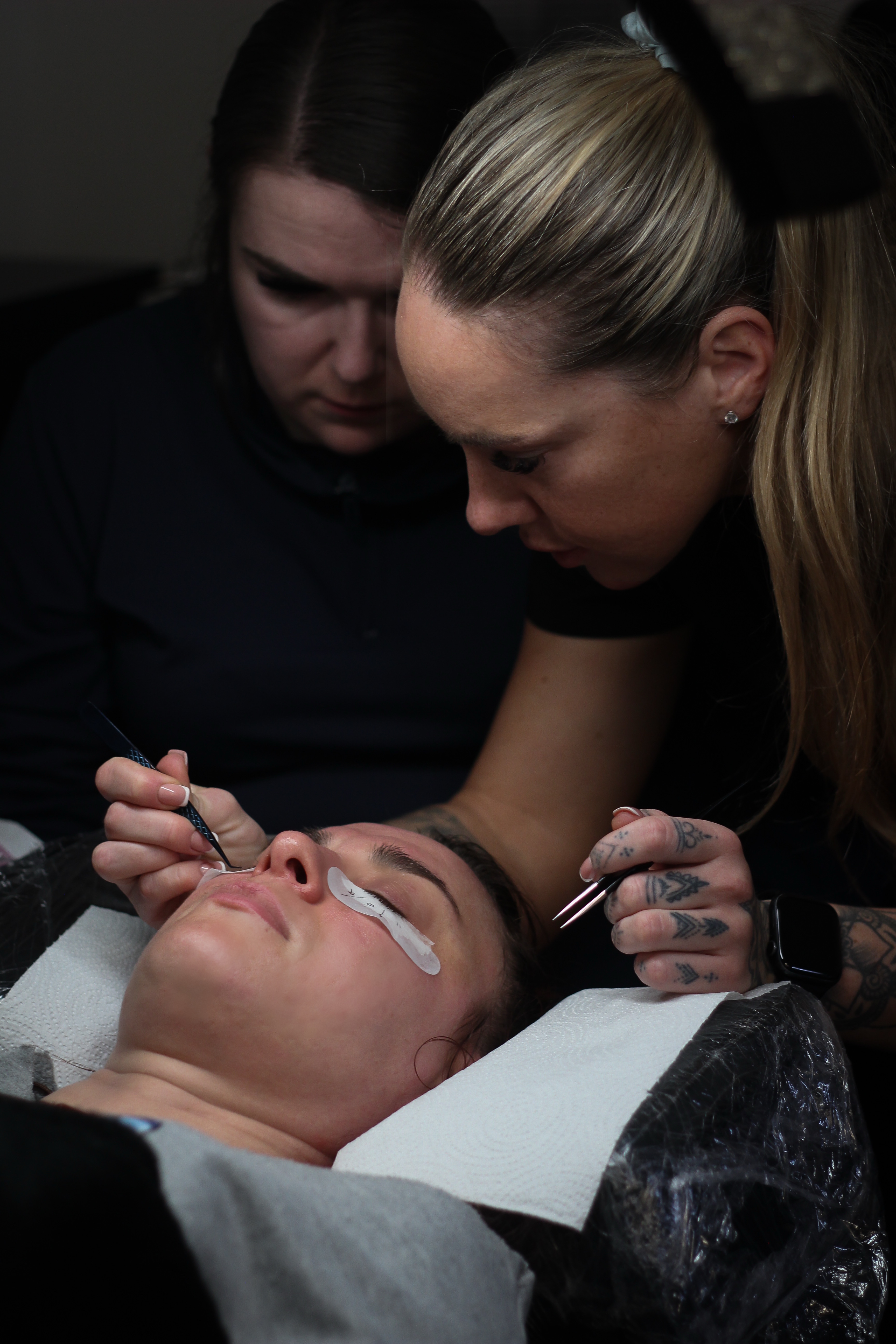 In-person lash training at Lash Dollz Vk Beauty