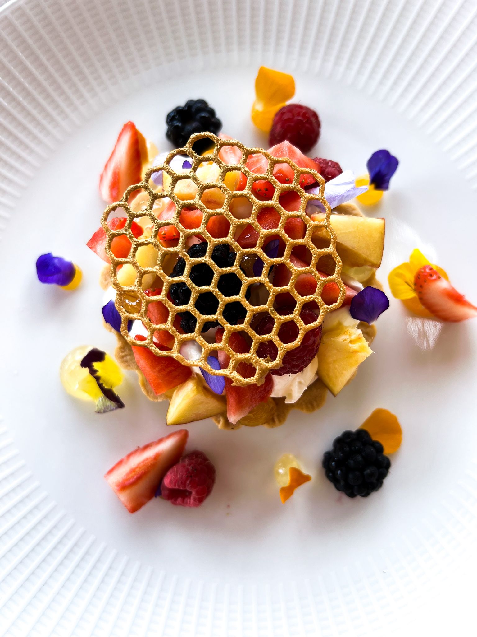 Honeycomb Berry Tower - Food content by Elevate UGC