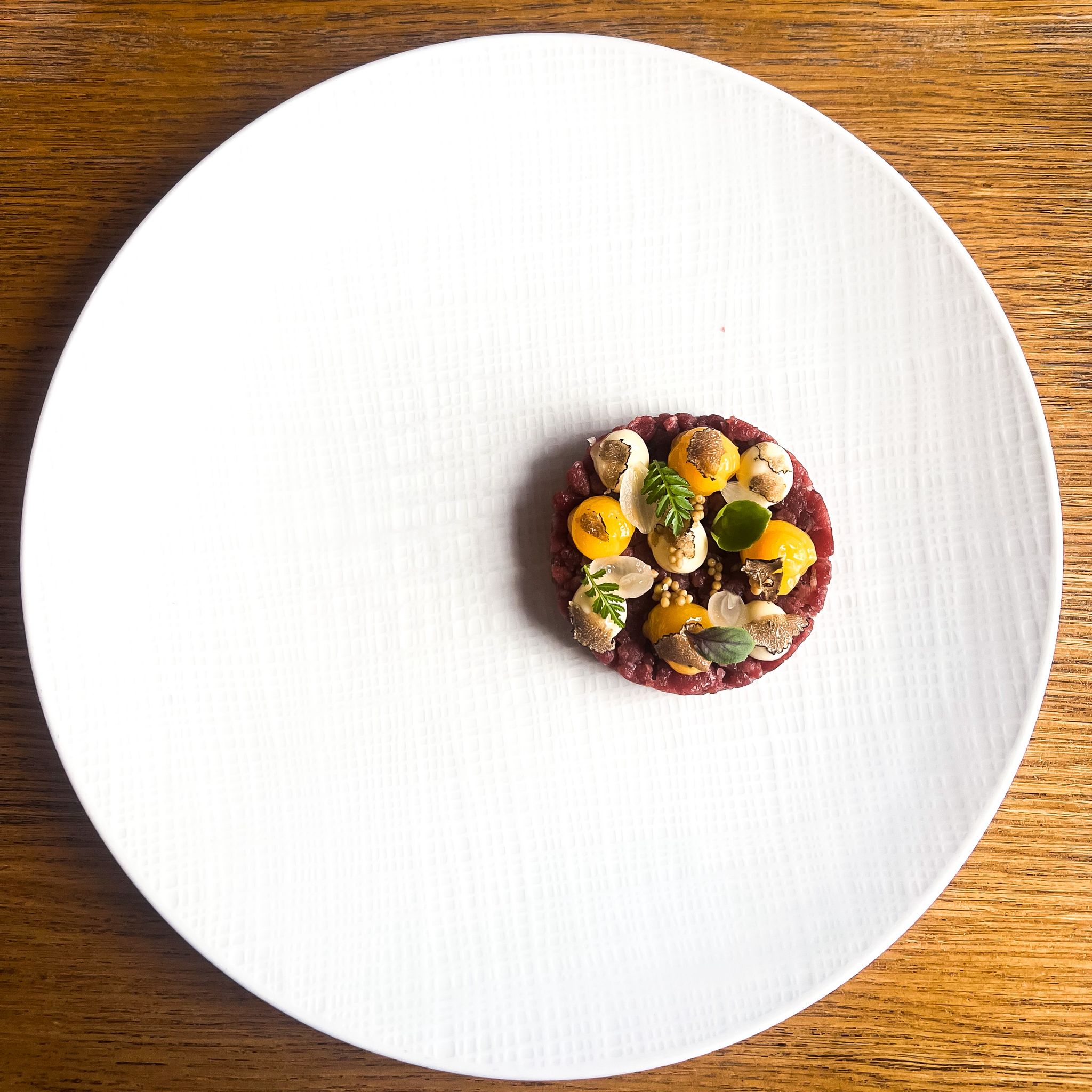 Fine Dining Beef Tartare - Food content by Elevate UGC
