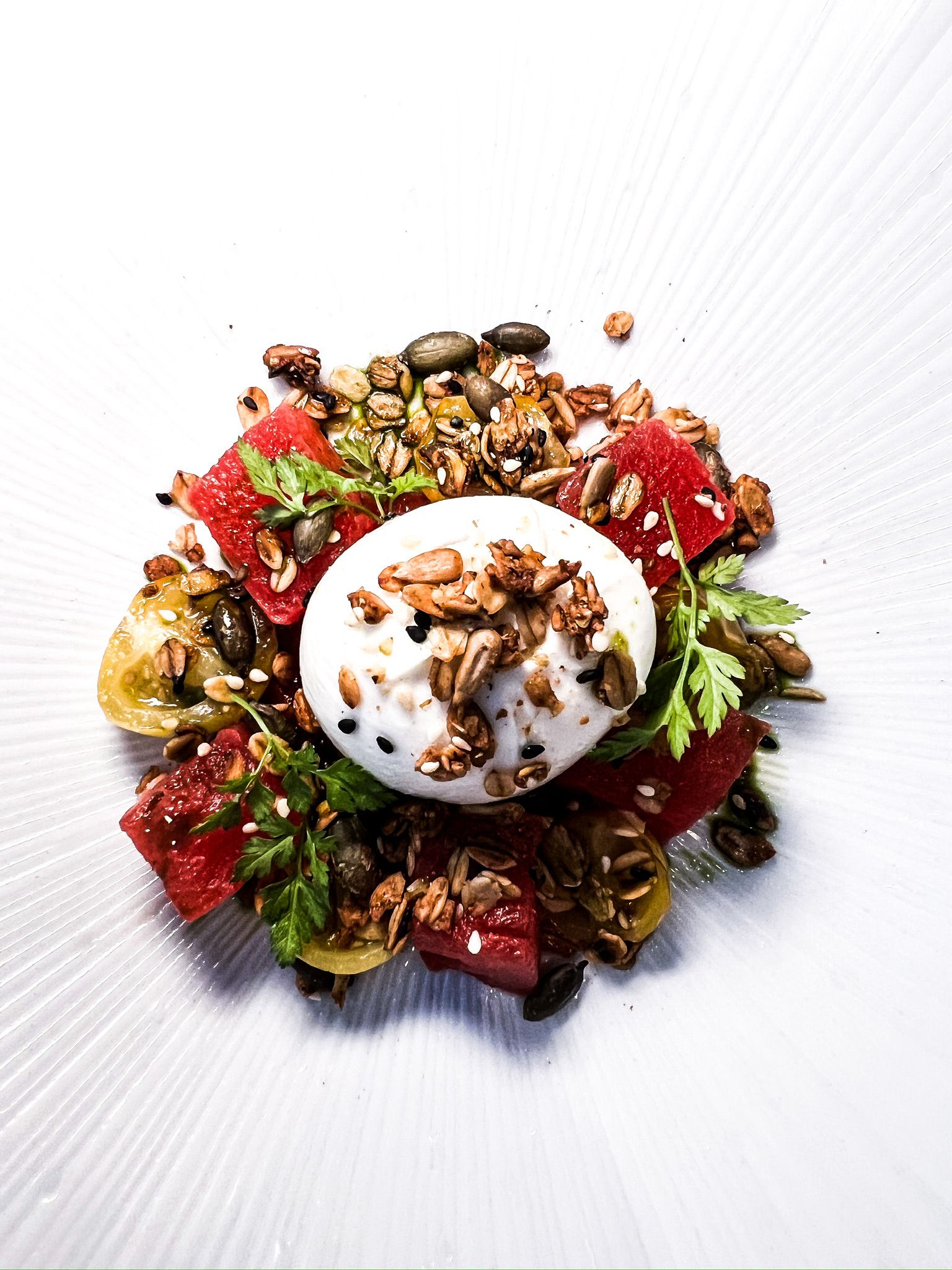 Burrata & Grilled Peppers - Food content by Elevate UGC