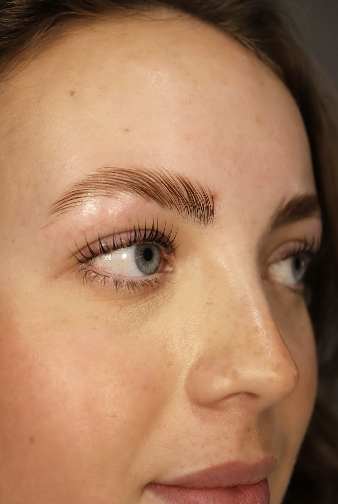 Brow lamination treatment Fulham London - sculpted fuller brows
