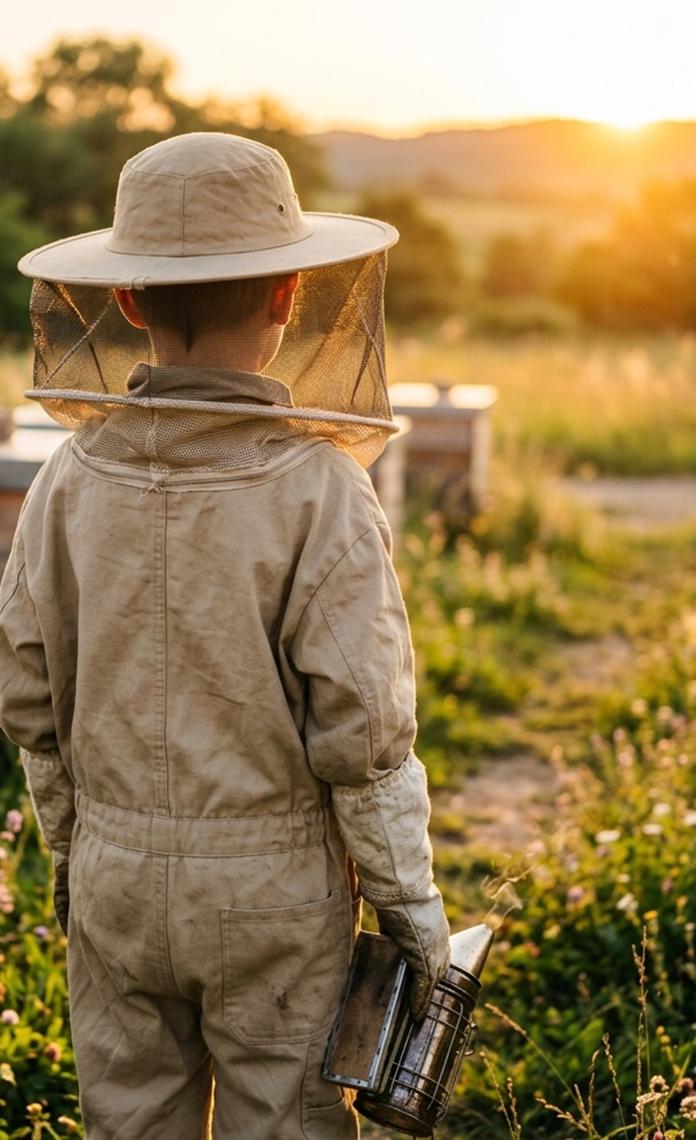Ricky the young beekeeper