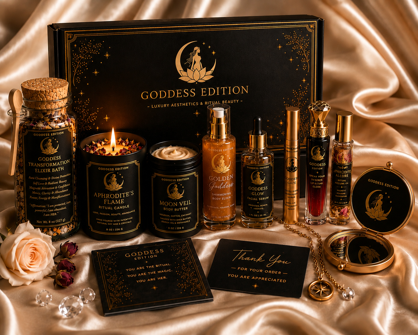 Goddess Edition Luxury Product Display