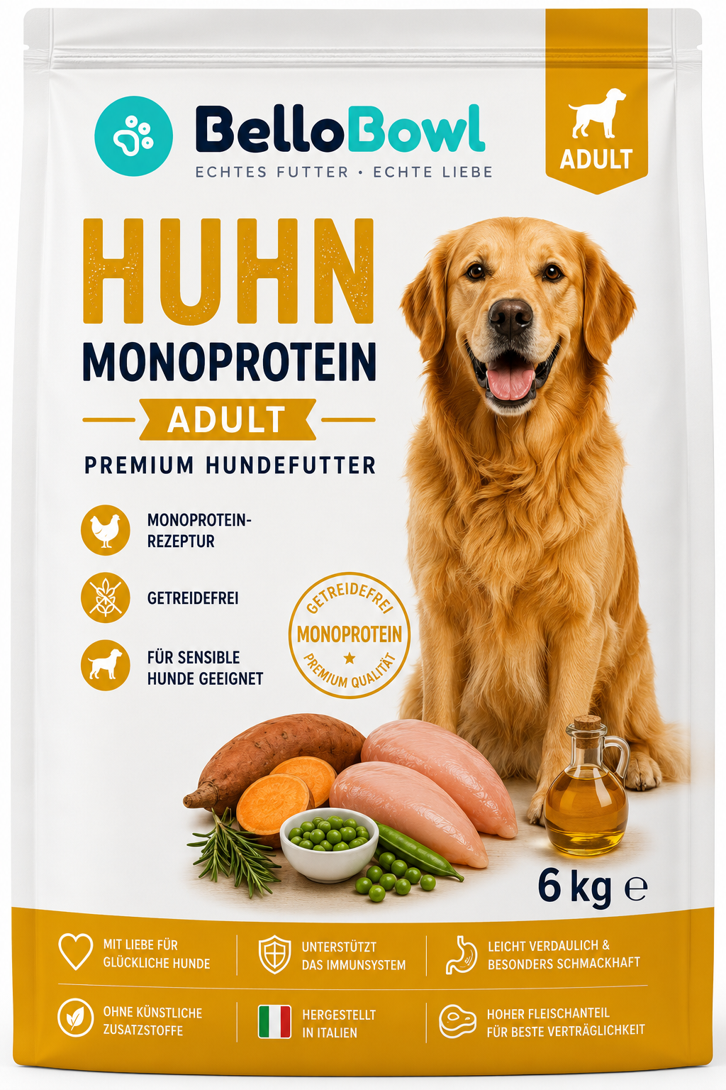 Huhn Monoprotein Adult