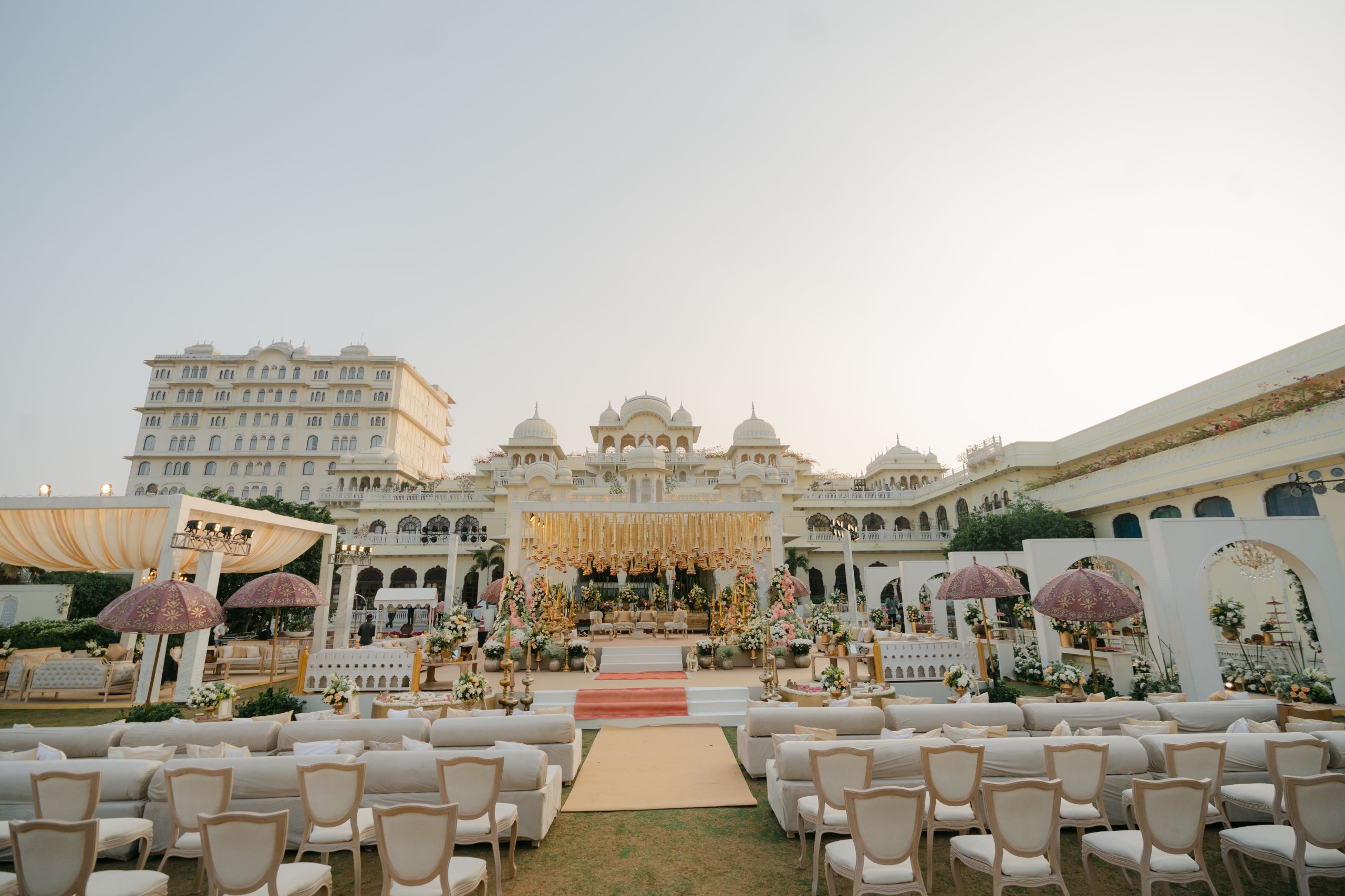 Bon Evento — luxury Indian wedding mandap and palace decor