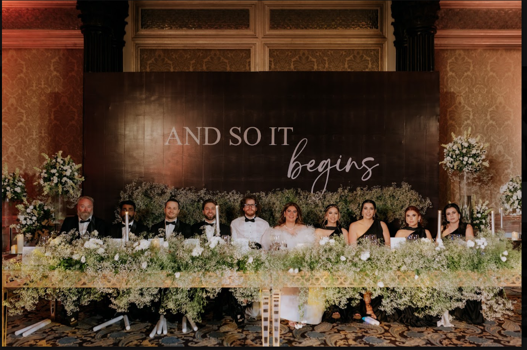 Misha & Alex · Reception · And So It Begins · luxury wedding by Bon Evento