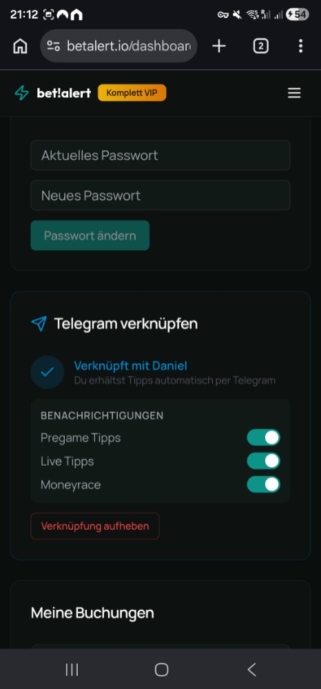 bet!alert Live-Tipp