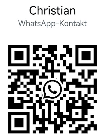 WhatsApp QR-Code für Christian