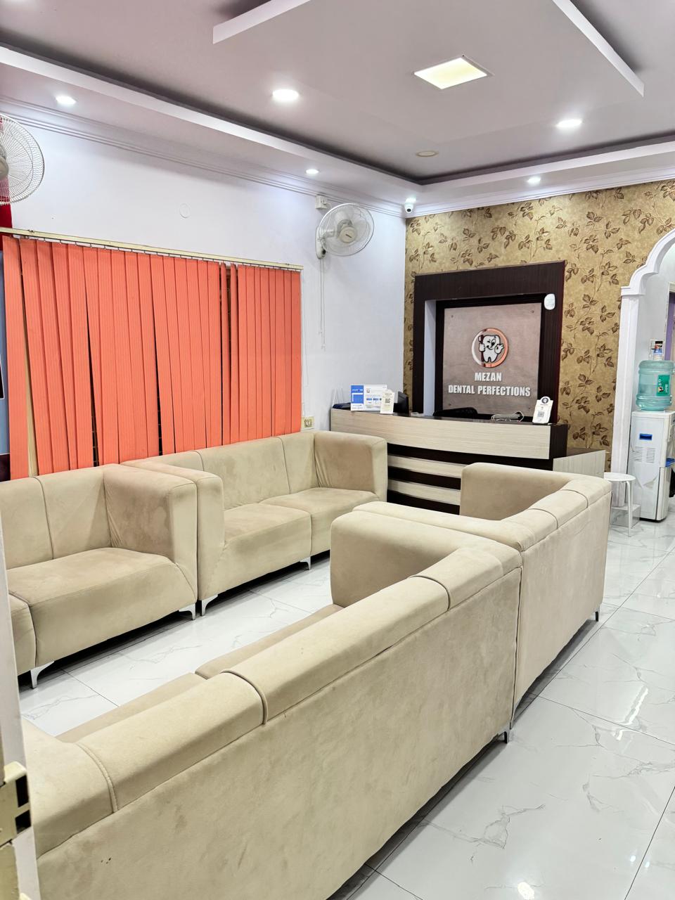 Comfortable clinic waiting room