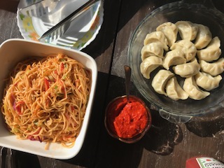 Steamed Momos & Hakka Noodles