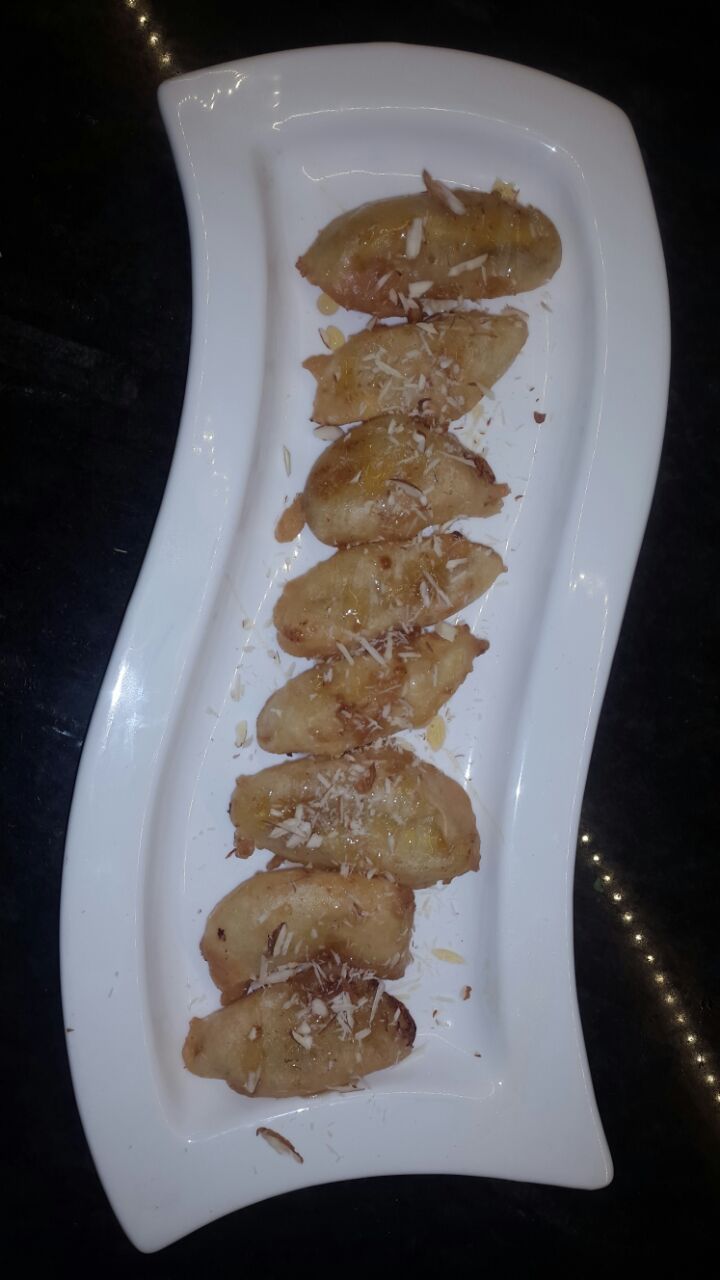 Homemade Gujiya with Almonds