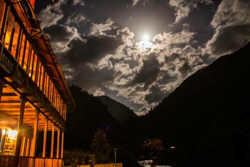Moonlit Night at Bluehouse