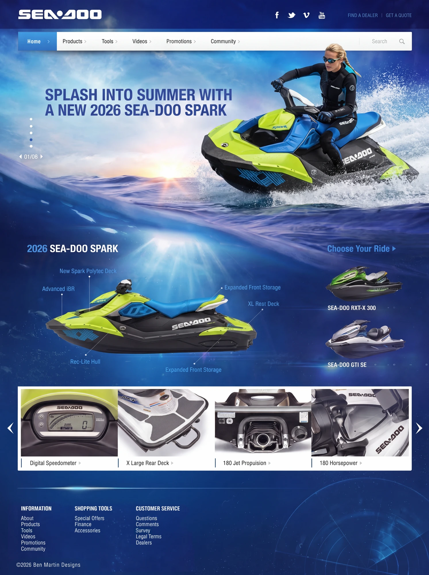 Sea Doo Mock Site