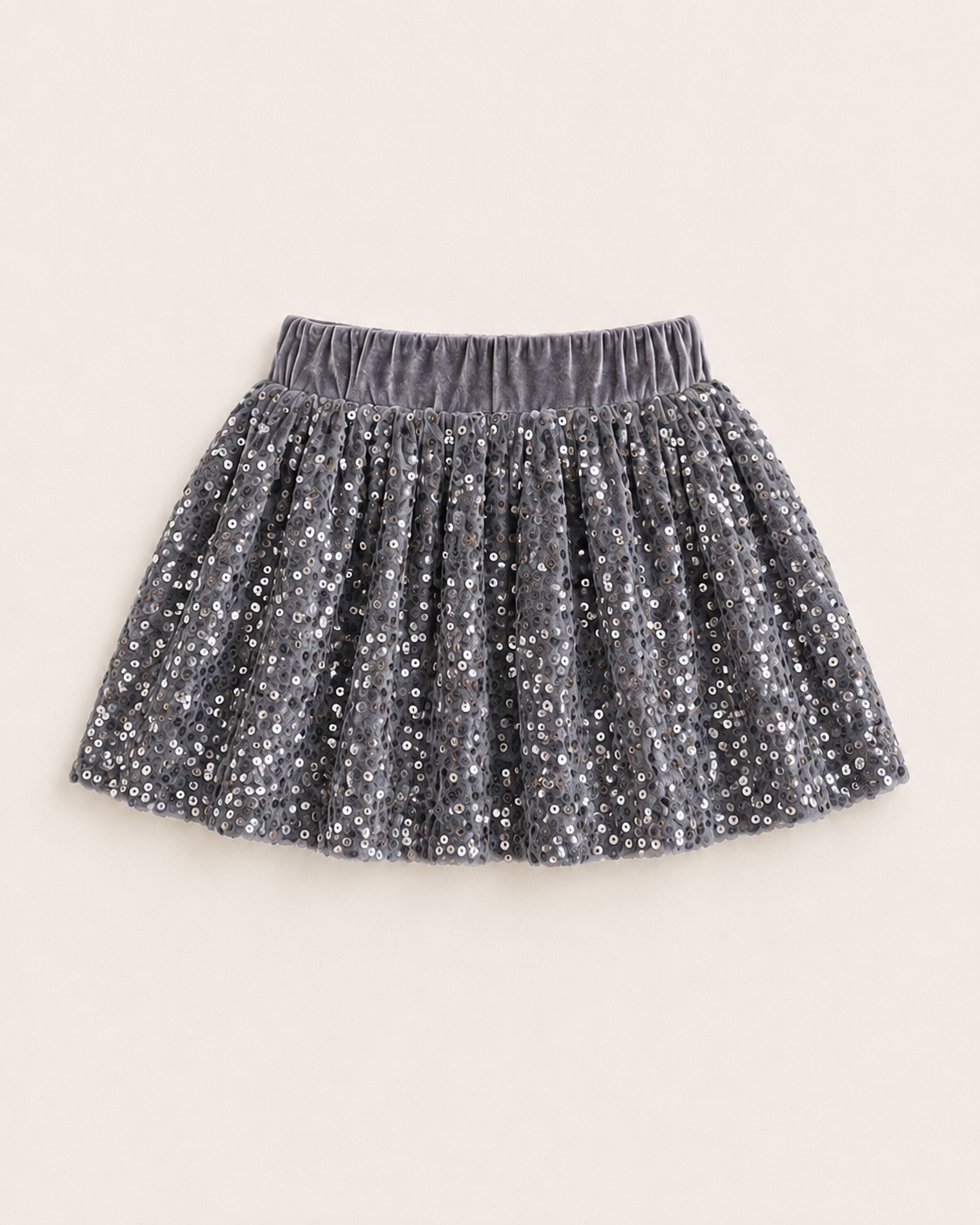 Girls Sequin Tulle Skirt