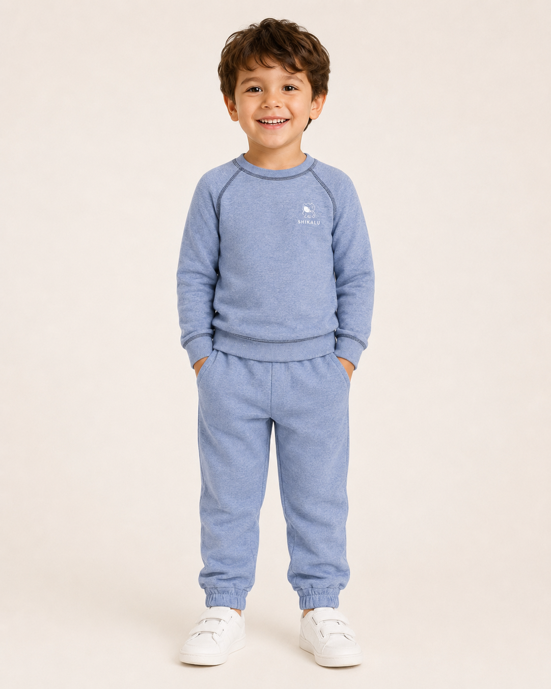 Kids Basic Sweatshirt & Jogger Set thumb 2