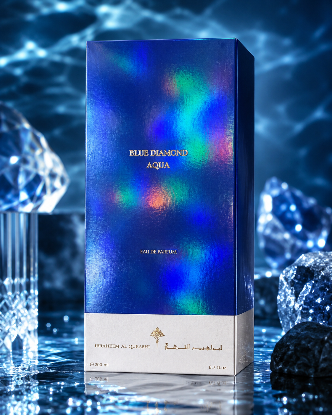 Ibrahim Al-Qurashi Blue Diamond Aqua Eau de Parfum — 200 ml